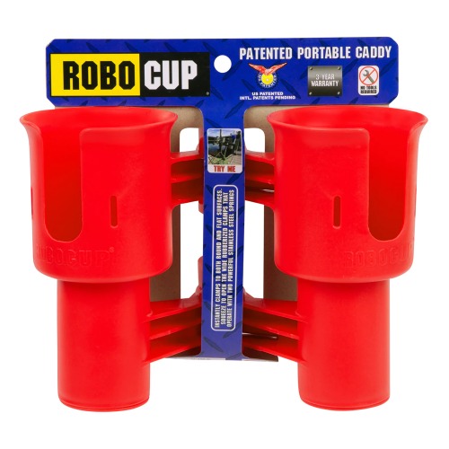 [ROBOCUP] Dual Cup Holder - Red
