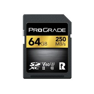 [ProGrade] SDXC V60 250MB/s 64GB / 128GB